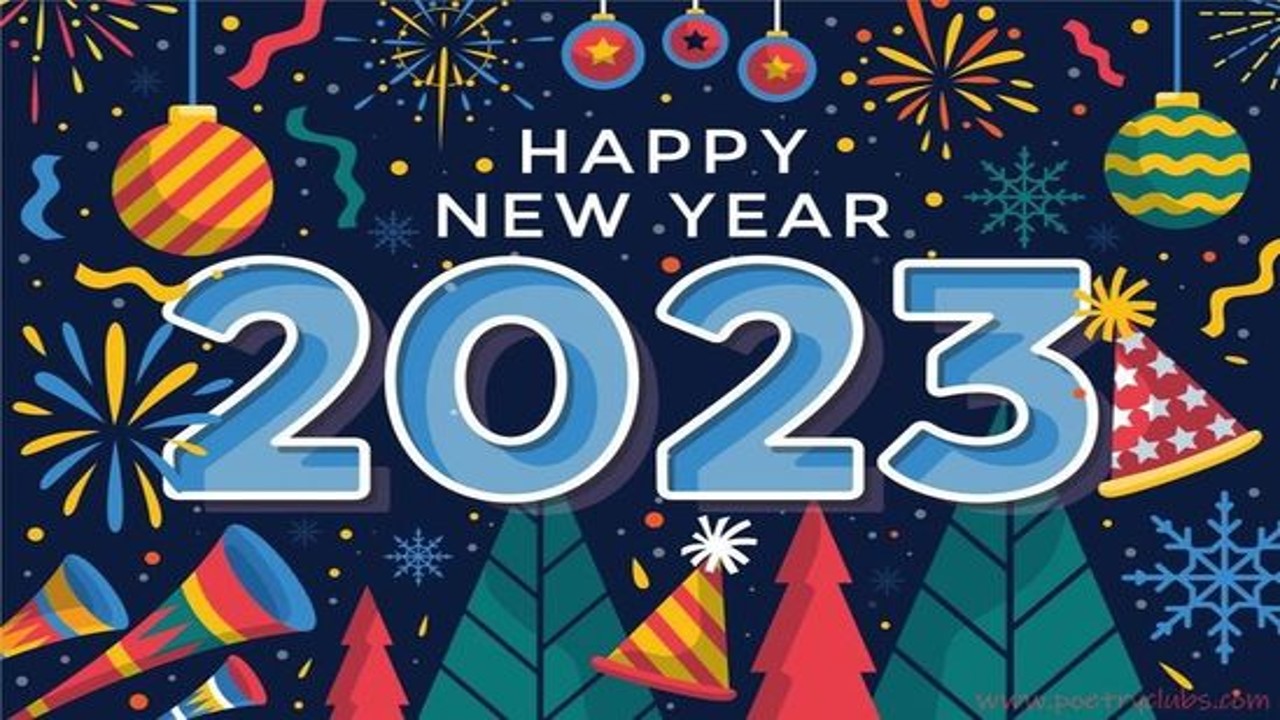 Holiday New Year 2023 4k Ultra HD Wallpaper